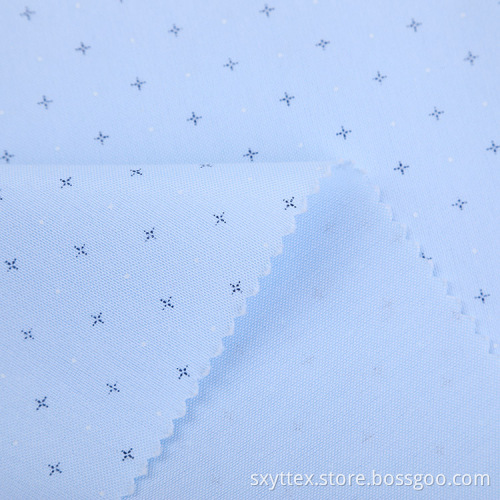 Impression de tissu de chemise faite sur commande d&#39;Oxford de polyester de coton